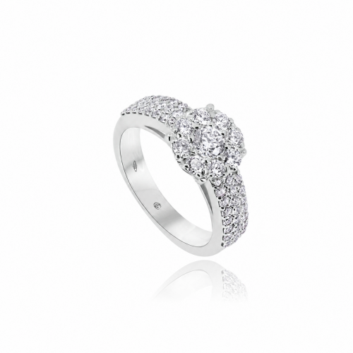 Anello Pavé con Diamanti