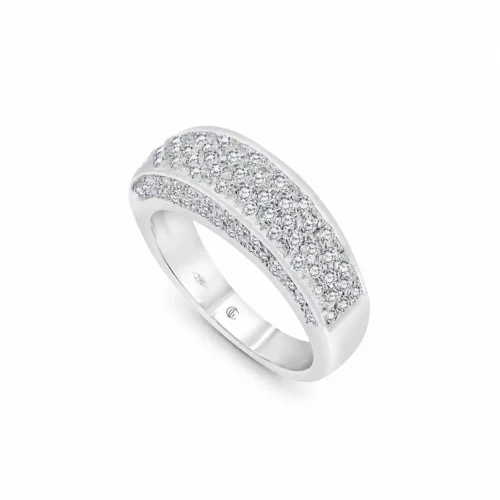 Anello Pavè con Diamanti