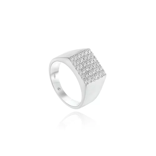 Anello Chevalier con Diamanti