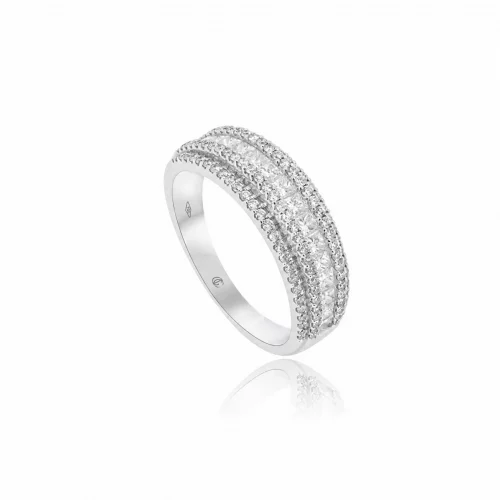 Anello Pavè con Diamanti
