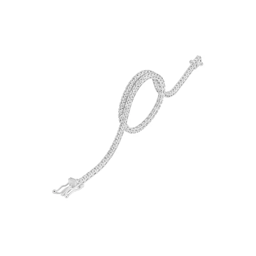 Bracciale Tennis Tornito con Diamanti
