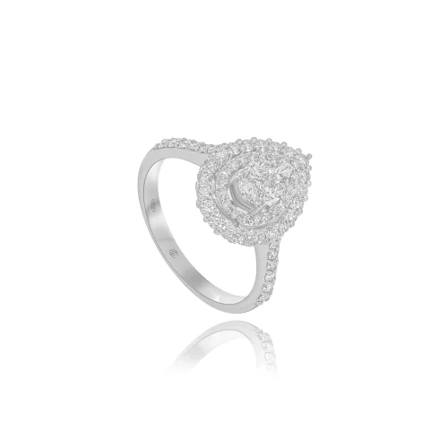 Anello Pavè con Diamanti