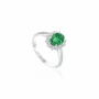 Anello con Smeraldo e Diamanti - CT 1.11