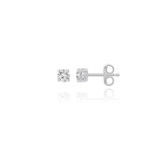 Orecchini Punto Luce a Filo con Diamanti