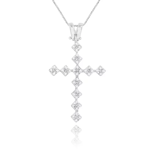 Pendente Croce con Diamanti