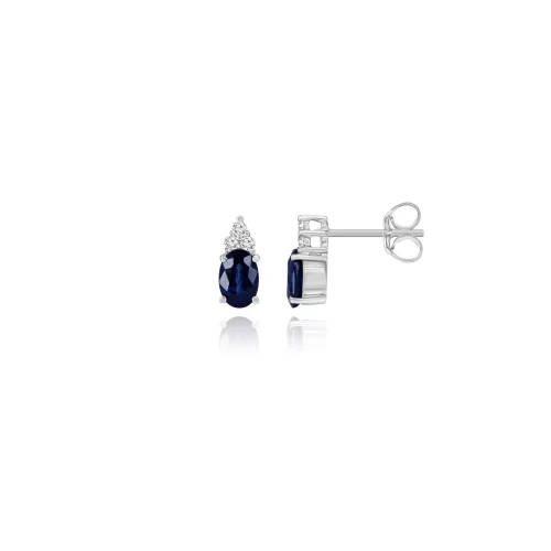 Orecchini con Zaffiri e Diamanti