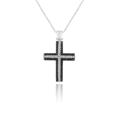Pendente Croce con Diamanti