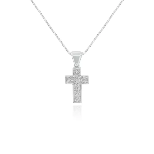 Pendente Croce con Diamanti
