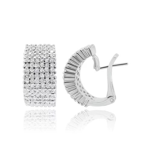 Orecchini Pavè con Diamanti