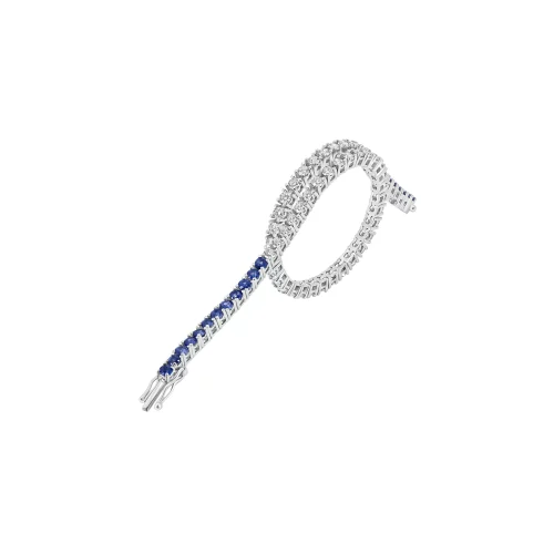 Bracciale Tennis con Zaffiri e Diamanti