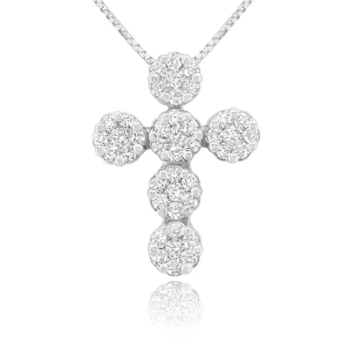 Pendente Croce con Diamanti