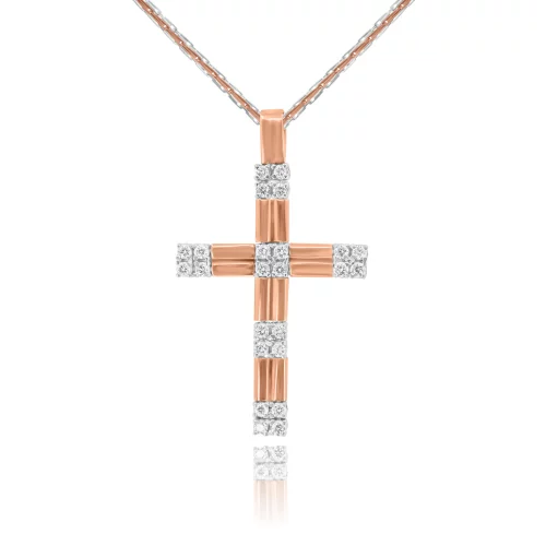 Pendente Croce con Diamanti