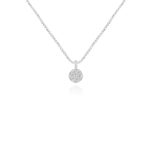 Pendente Rosetta con Diamanti