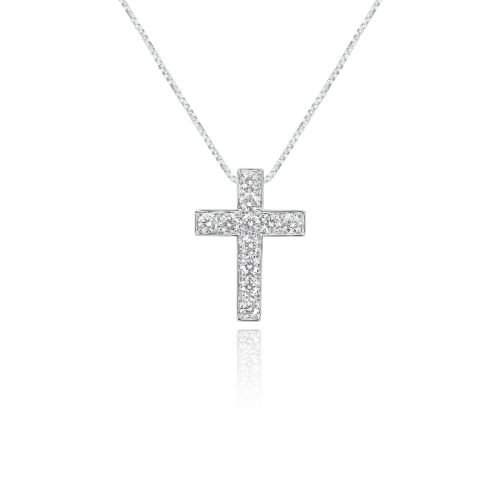 Pendente Croce con Diamanti