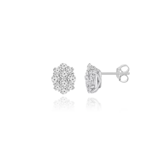 Orecchini Pavè con Diamanti