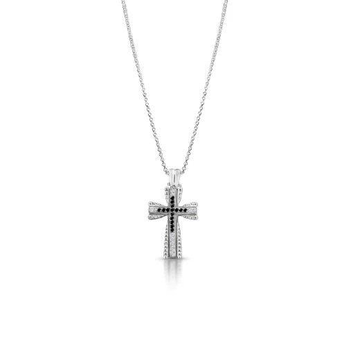 Pendente Croce con Diamanti