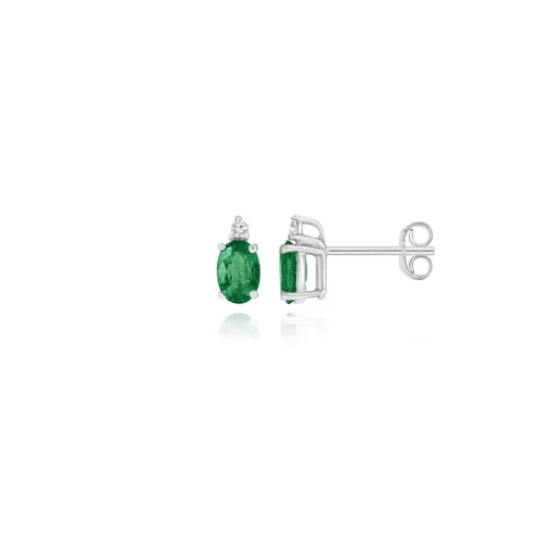 Orecchini con Smeraldi e Diamanti