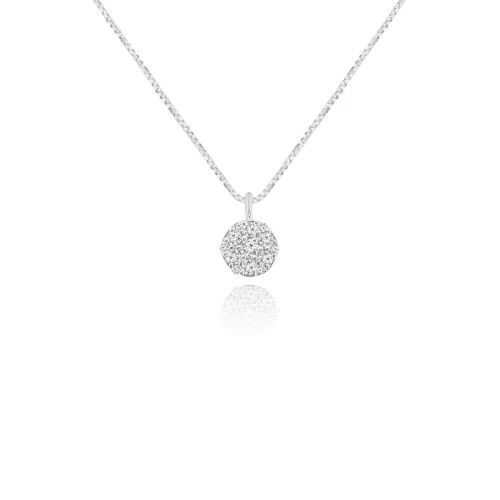 Pendente Rosetta con Diamanti