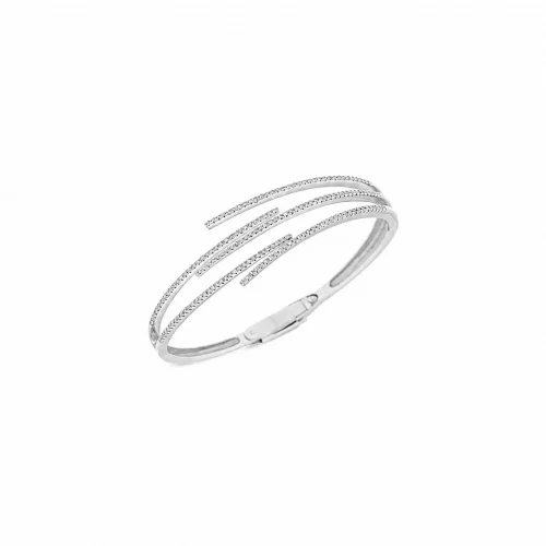 Bracciale Rigido con Diamanti