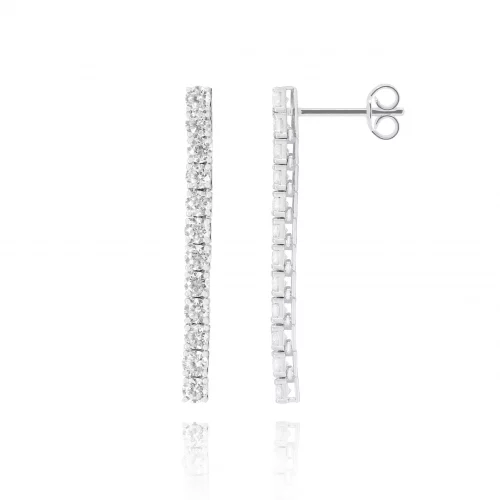 Orecchini Tennis con Diamanti
