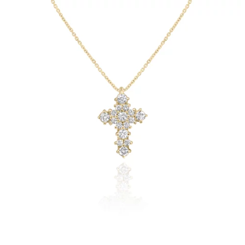 Pendente Croce con Diamanti