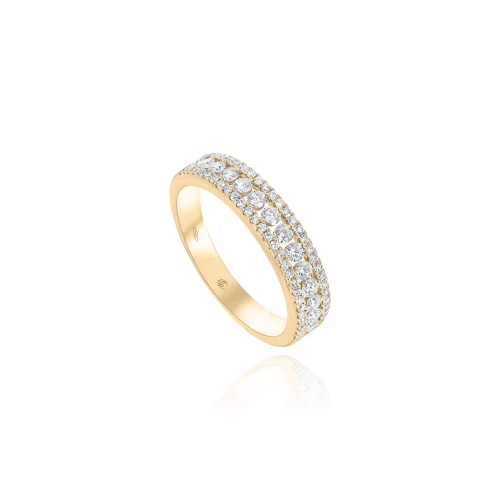 Anello Pavè con Diamanti