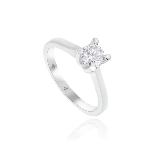 Anello Solitario con Diamante