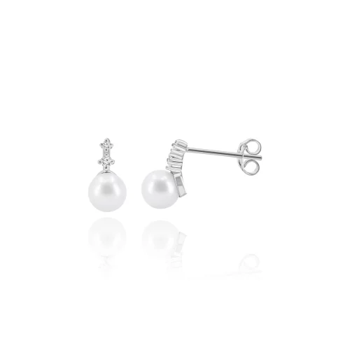 Orecchini con Perle Akoya e Diamanti