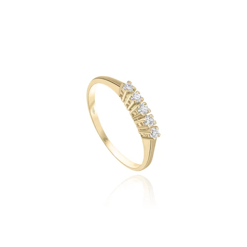 Anello Veretta con Diamanti