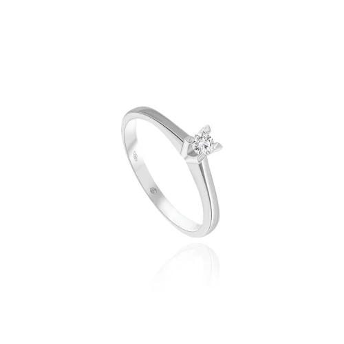 Anello Solitario con Diamante