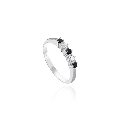 Anello Veretta con Diamanti