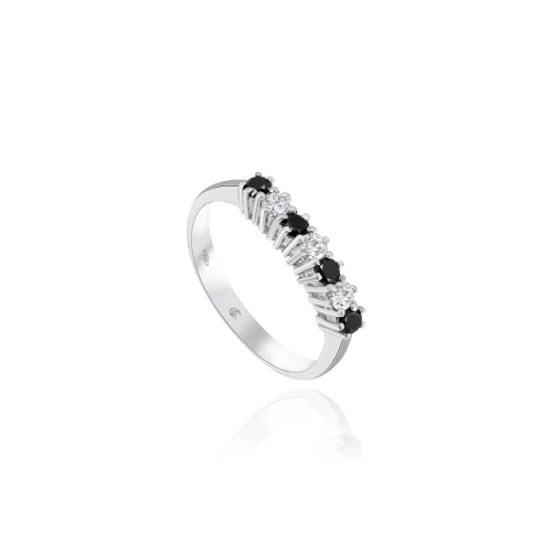 Anello Veretta con Diamanti