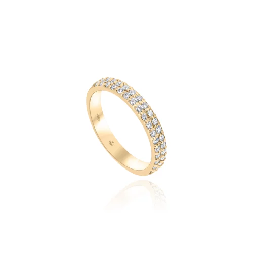 Anello Pavè con Diamanti