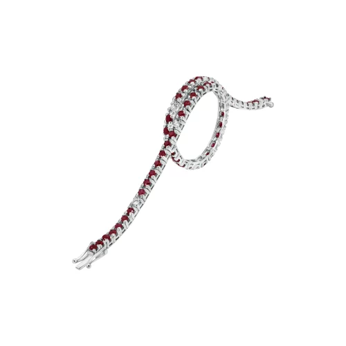 Bracciale Tennis con Rubini e Diamanti