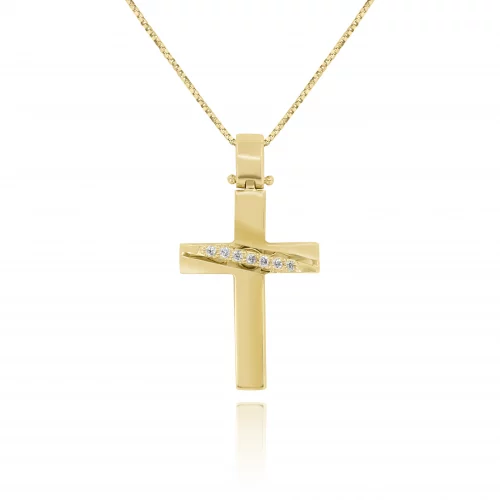 Pendente Croce con Diamanti