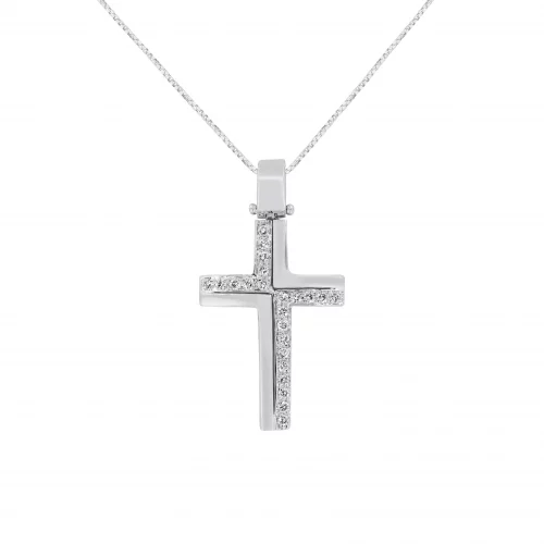 Pendente Croce con Diamanti