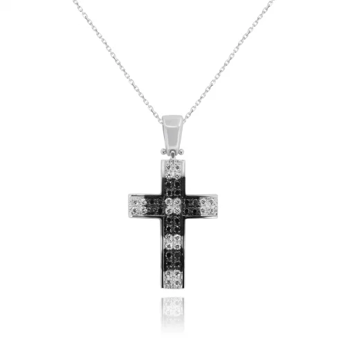 Pendente Croce con Diamanti