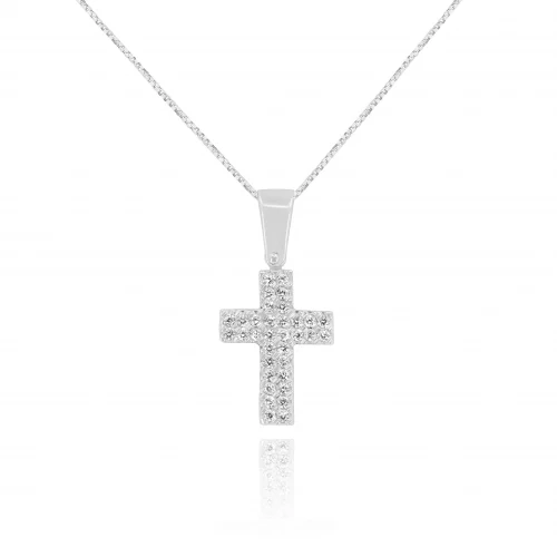 Pendente Croce con Diamanti