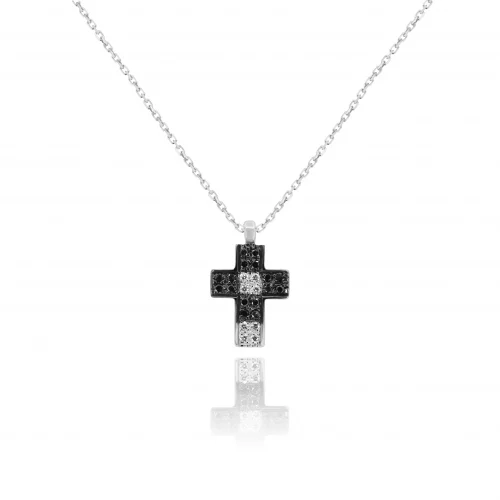 Pendente Croce con Diamanti