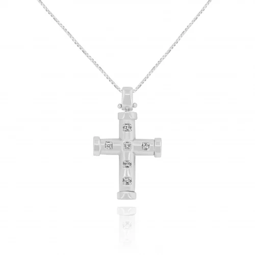 Pendente Croce con Diamanti