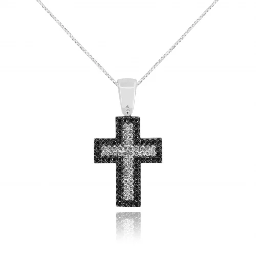 Pendente Croce con Diamanti