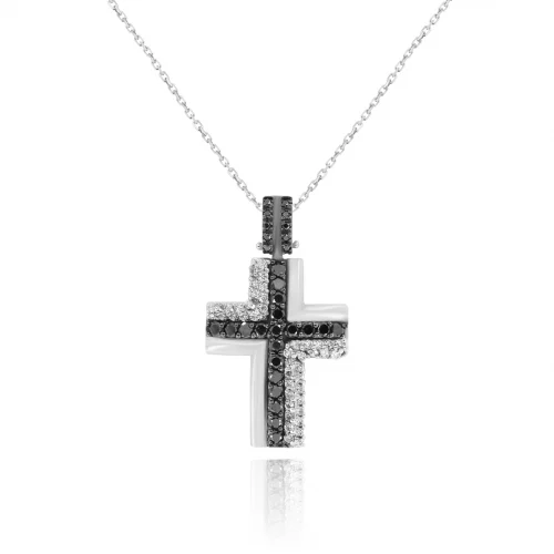 Pendente Croce con Diamanti