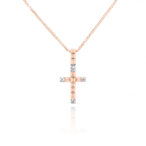 Pendente Croce con Diamanti