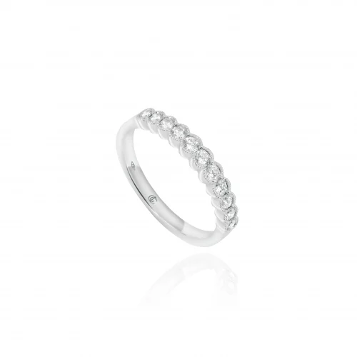 Anello Veretta con Diamanti