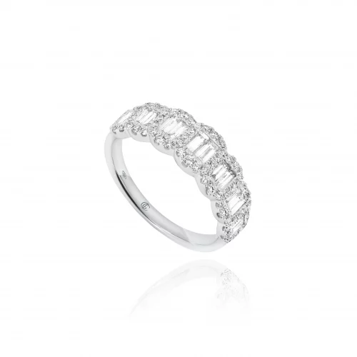 Anello Veretta con Diamanti