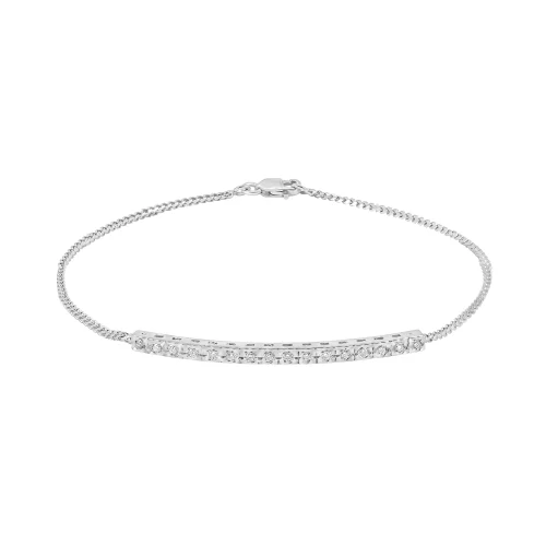 Bracciale Mezzo Tennis con Diamanti