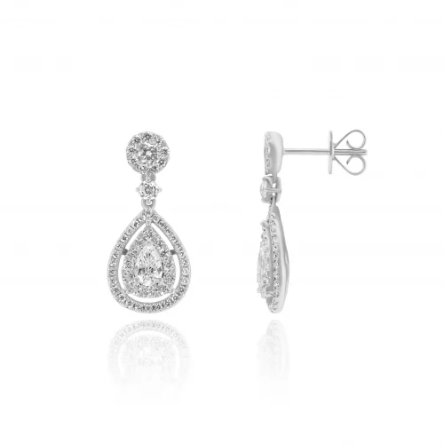 Orecchini Goccia con Diamanti