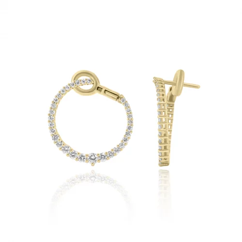 Orecchini Pavé Con Diamanti