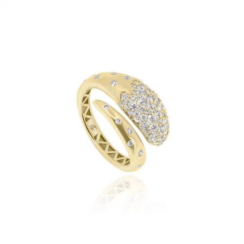 Anello Pavè con Diamanti