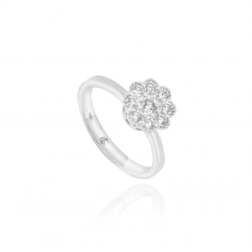 Anello Rosetta con Diamanti
